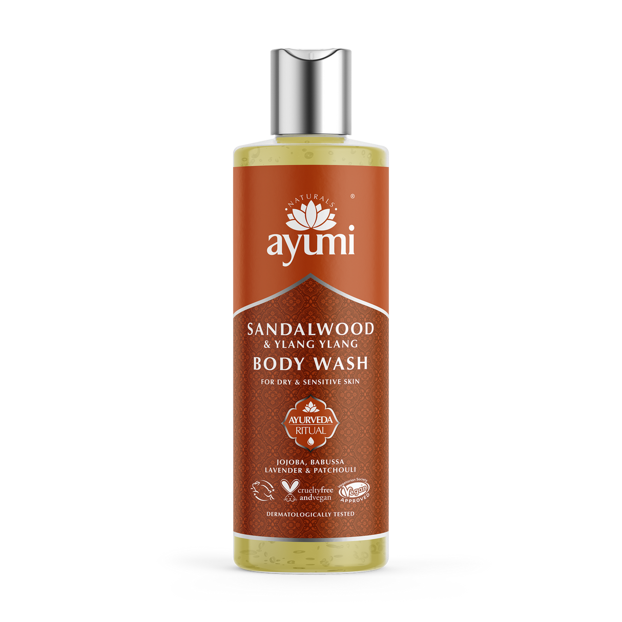AYUMI SANDALWOOD & YLANG BODY WASH 250ML
