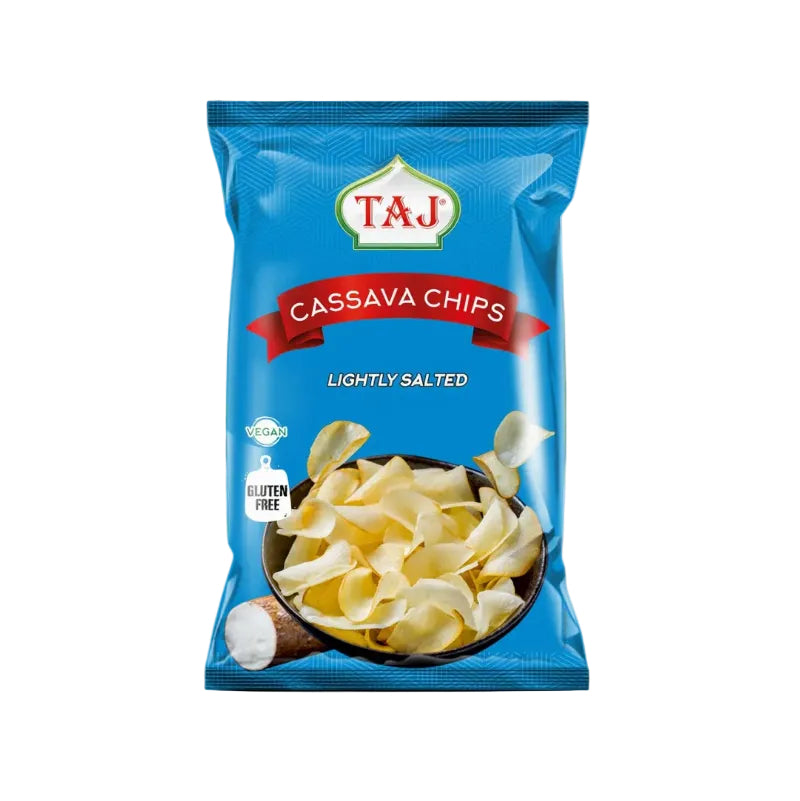 Taj Cassava Chips Salted 200g