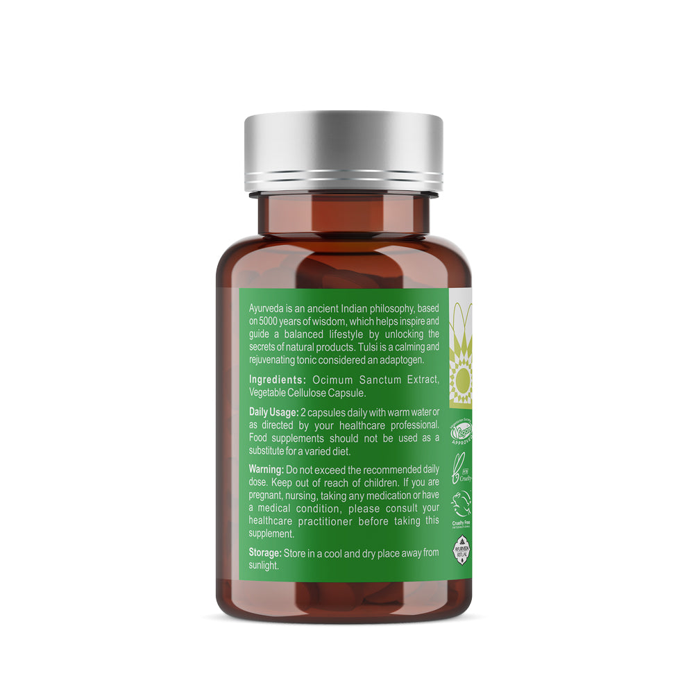Ayumi Tulsi Holy Basil 60 Vegan Capsules 320mg