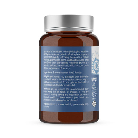 Hesh Wild Harvested Brahmi Powder (Bacopa Monnier) 100g