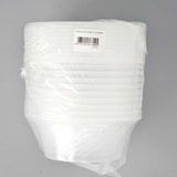 Satco Round Containers with Lids 8oz 10 pcs