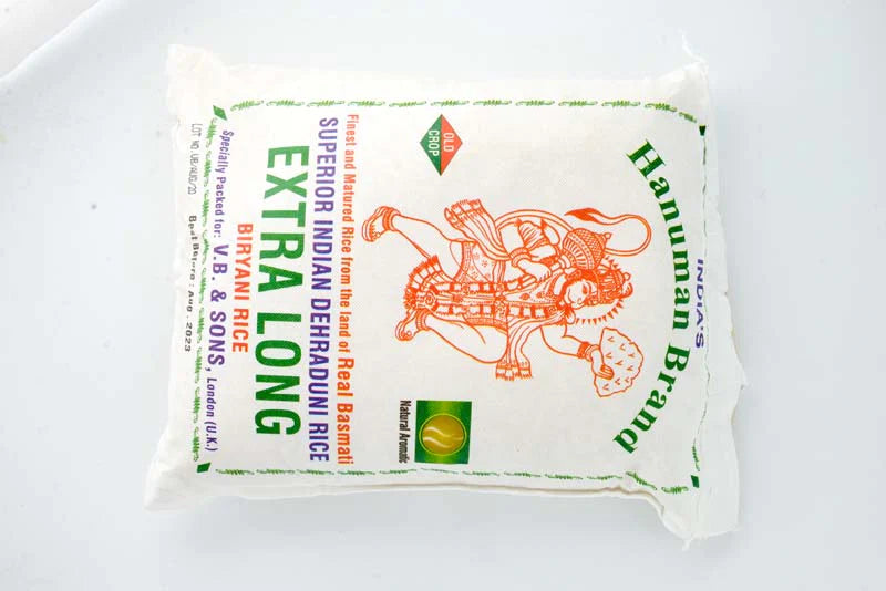Hanuman Extra Long Biryani Rice 10Kg – Sunrup-Foods