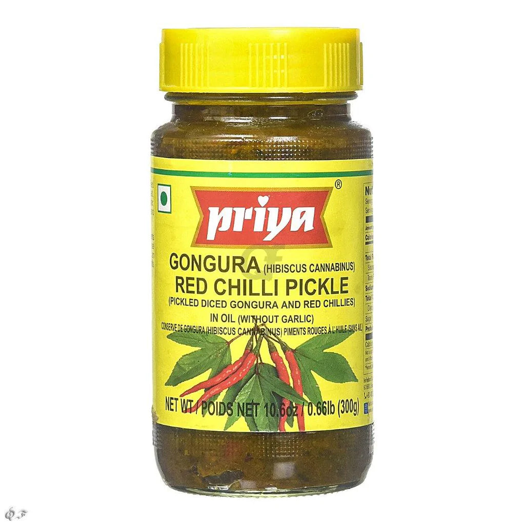 Priya Gongura Red Chilli Pickle 300g